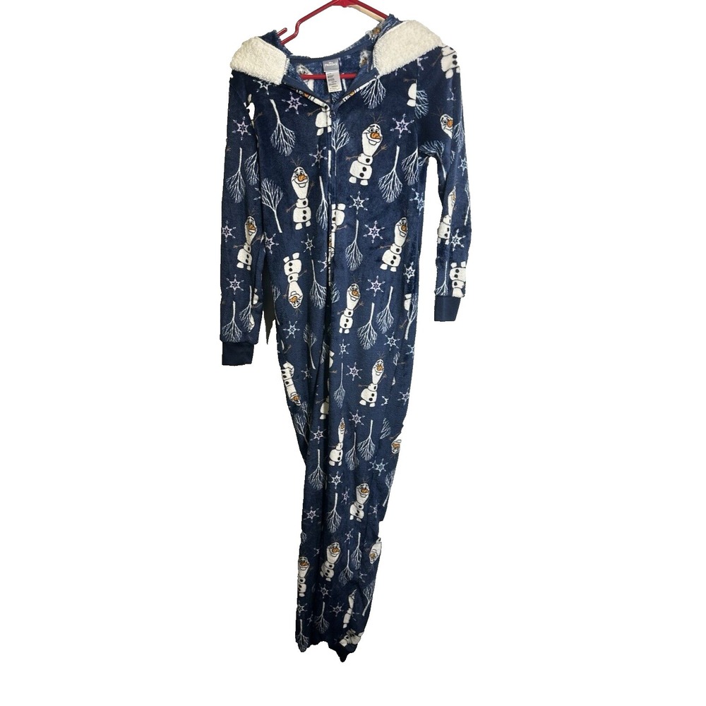 disney frozen womens sleeper long sleeve hooded size extra small XS 0 2